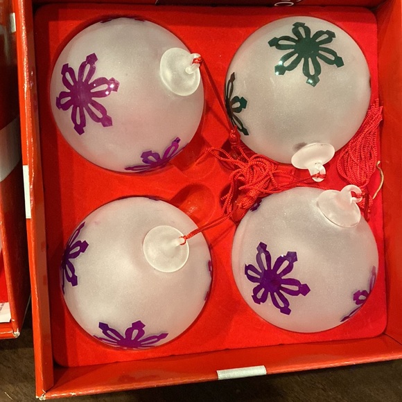 Gorham Glass Ball ornaments 🎄
